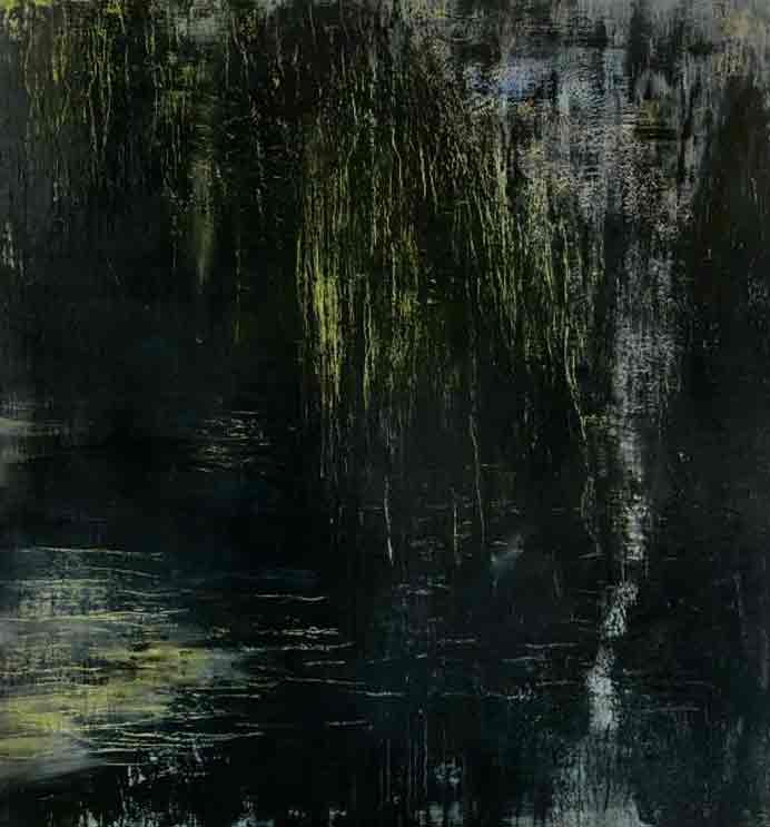  Chung-Hsin Han -  Black Source  -  Oil on canvas  160 x 150 cm  -  2022 portrait  -  chinesenewart